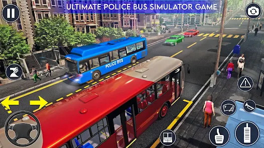 Police Bus Simulator Bus Games 4