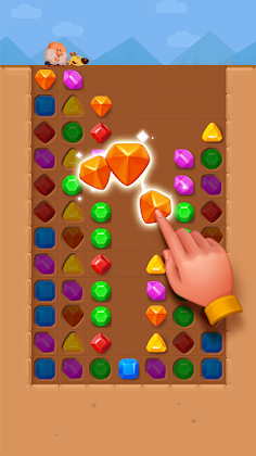 Triple Gem! Tile Match Puzzle - Screenshot 1