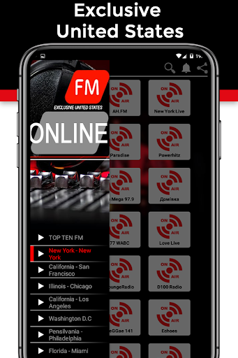Android application Exclusive Radio United States screenshort