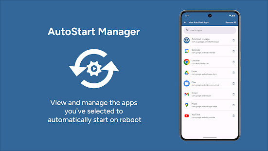 AutoStart App Manager لقطة شاشة