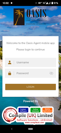 Android application Oasis Agent screenshort