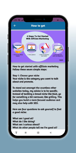 Learn Affiliate Marketing Screen 2