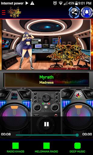 Android application Radio Deep Music screenshort