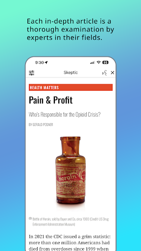Screenshot of Skeptic Magazine
