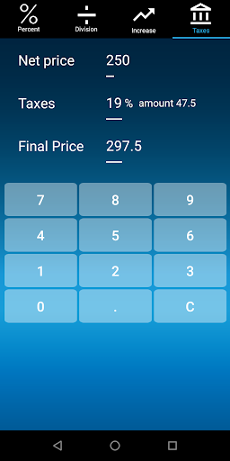 Percentage Calculator Screen 3