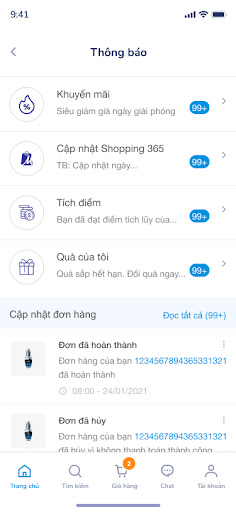 Android application Shop365 screenshort