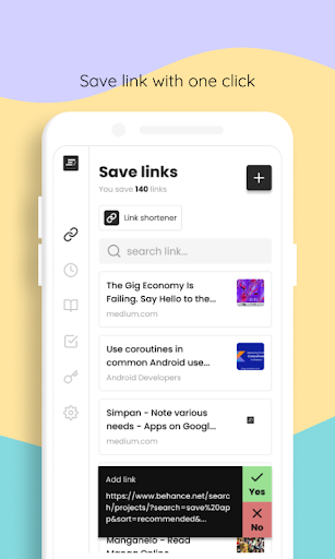 Simpan - Note various needs Screen 2