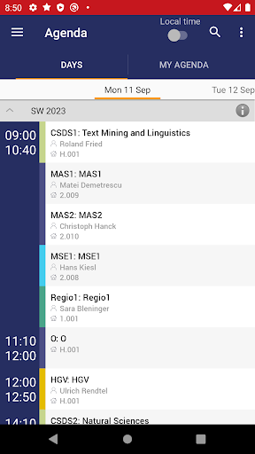 Android application Statistische Woche 2023 screenshort