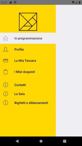 Android application Cinema Conca Verde e Del Borgo screenshort