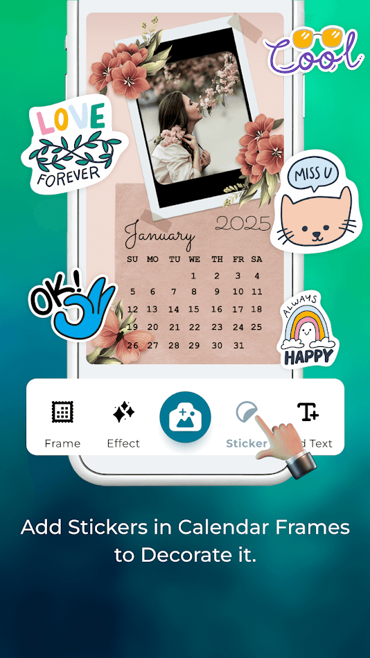 #3. Calendar Photo Frame (Android) 由: JSK Developer's