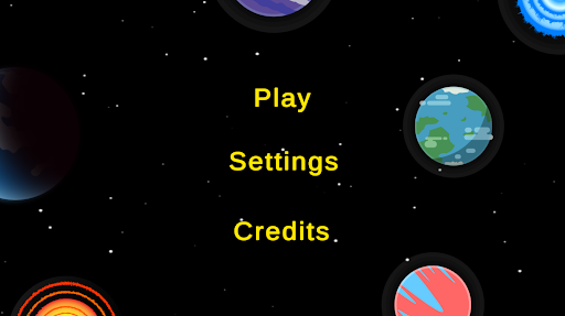 Android application Space Mario - 2D screenshort