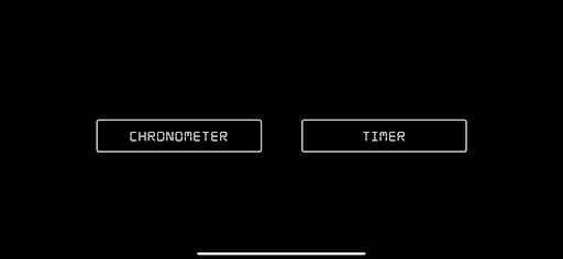 Android application Dark Chronometer screenshort