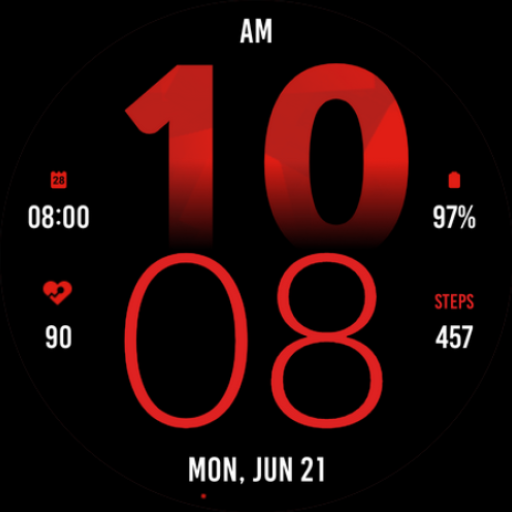 Active Red Fit Watch Face logo