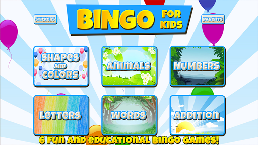 Bingo for Kids  screenshots 1