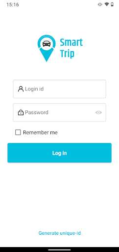 Smart Trip App Screen 2