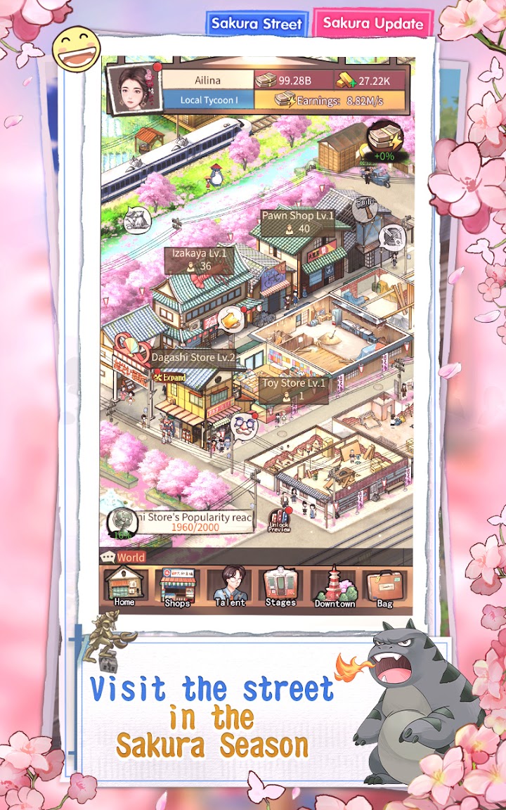 Sakura Street: Tycoon MOD