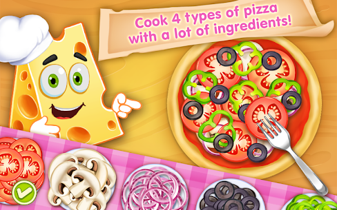 صنع البيتزا للأطفال، الصغار – لعبة تعليمية 3