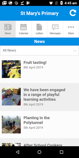 Android application St Mary's PS Newtownbutler screenshort