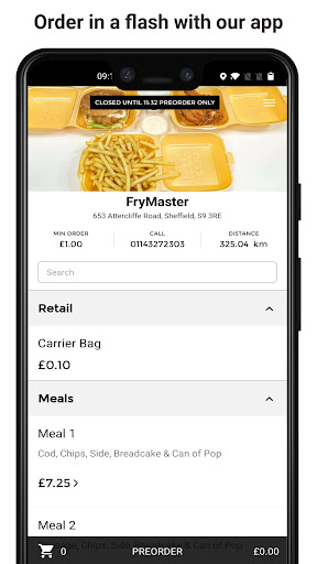 FryMaster Screen 2