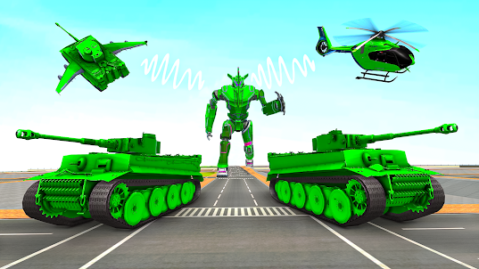 Army Tank Game Robot Car Games