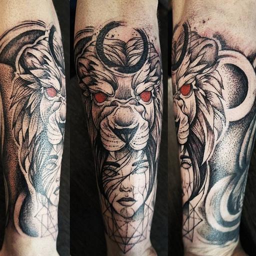 Lion Tattoo logo