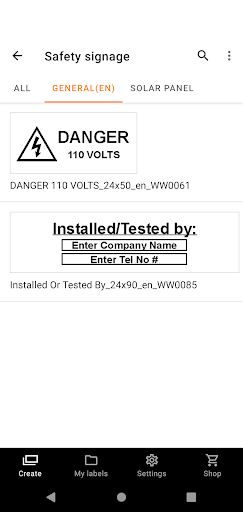 Screenshot of Brother Pro Label Tool