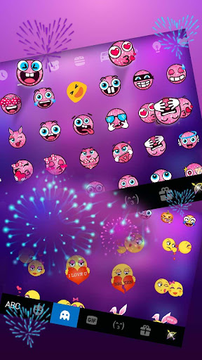 Valentine Firework Keyboard Th Screen 2