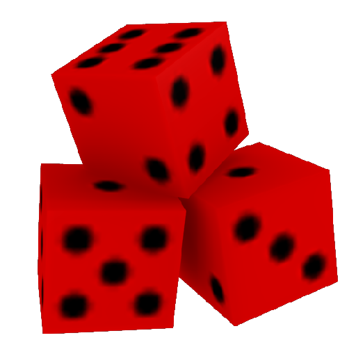 Crazy Virtual Dice 3D logo