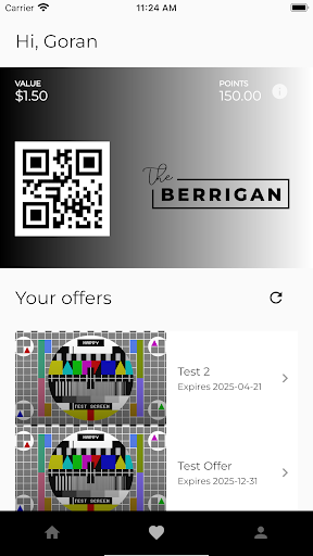 Android application Berrigan Bar and Bistro screenshort