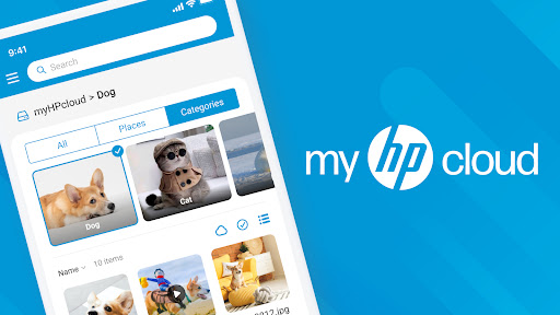 Android application myHPcloud screenshort
