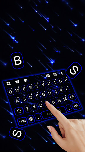 Blue Stars Live Theme Screen 2