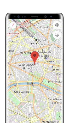 Paris Offline Map Screen 2