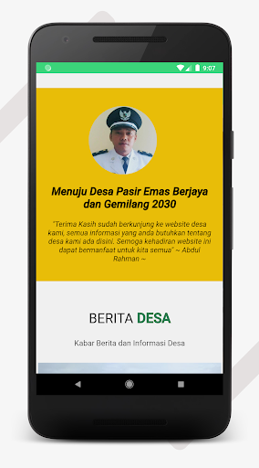 Website Desa Pasir Emas Screen 3