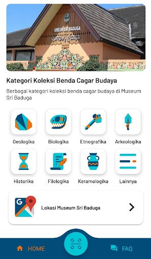 Android application Museum Sri Baduga JABAR screenshort