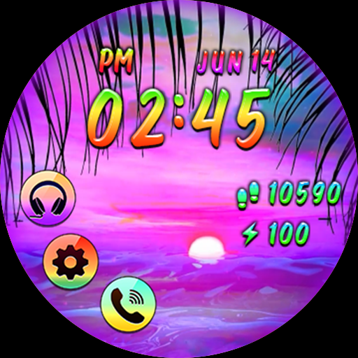 Fantastic Rainbow_Watchface Screenshot