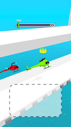 Android application Heli Race: Drawing Parts screenshort