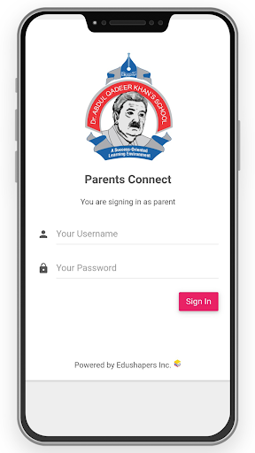 Android application DAQKS - Parents Connect screenshort
