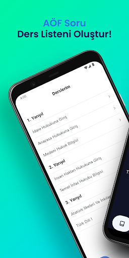 Android application AÖF Soru, AÖF Çıkmış Sorular screenshort