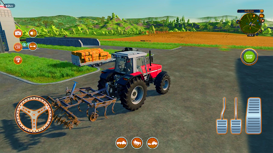 拖拉機牽引農業遊戲