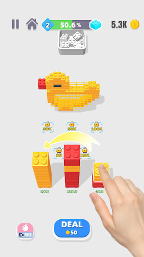Android application Block Sort Puzzle screenshort