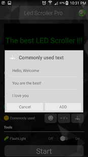 LED Scroller Pro(Banner+Record Ekran görüntüsü
