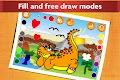 screenshot of Kids Dinosaur Coloring Pages