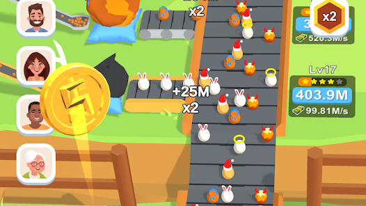 Idle Egg Factory v2.1.7 MOD APK (Unlimited Money/Gems) Gallery 2