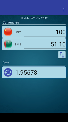 Android application CHN Yuan x Turkmenist. N Manat screenshort