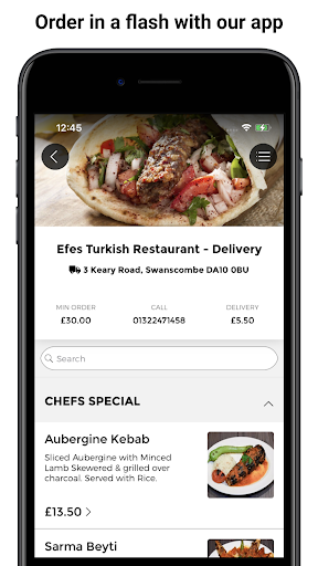 Android application Efes Turkish Restaurant screenshort