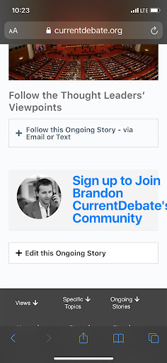 Android application Idaho Current Debate screenshort