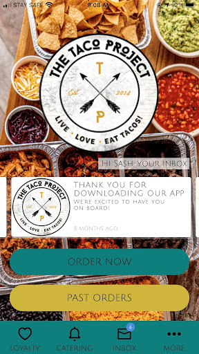 Android application The Taco Project App screenshort