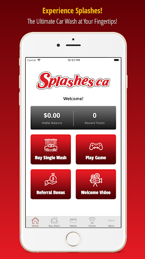 Android application Splashes screenshort