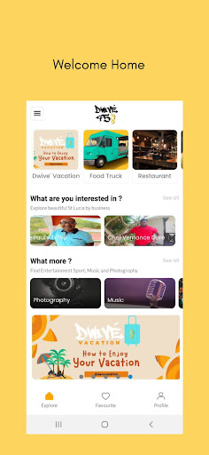Android application Dwive St Lucia screenshort