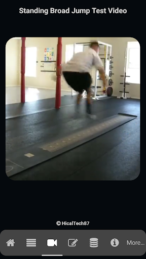 Standing Broad Jump Test Screen 3